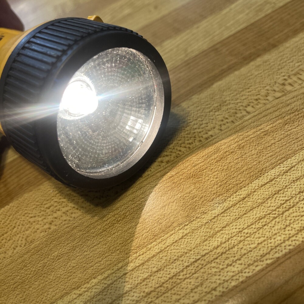 Energizer Industrial 1251 Eveready Heavy Duty Yellow Flashlight Made in USA